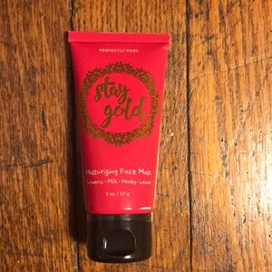 Perfectly Posh Stay Gold Face Mask NWOT
